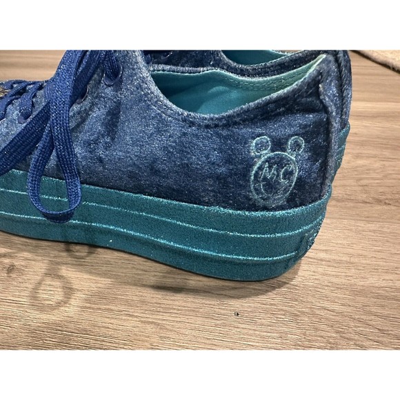 Converse x Miley Cyrus CTAS Platform Ox Lift Velvet Glitter 563721C Size 7.5 - Picture 7 of 9